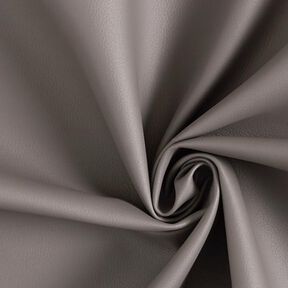 Tela de tapicería imitación de piel apariencia natural – gris, 