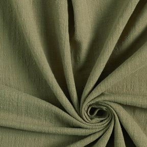 Tejido de algodón aspecto lino – oliva, 