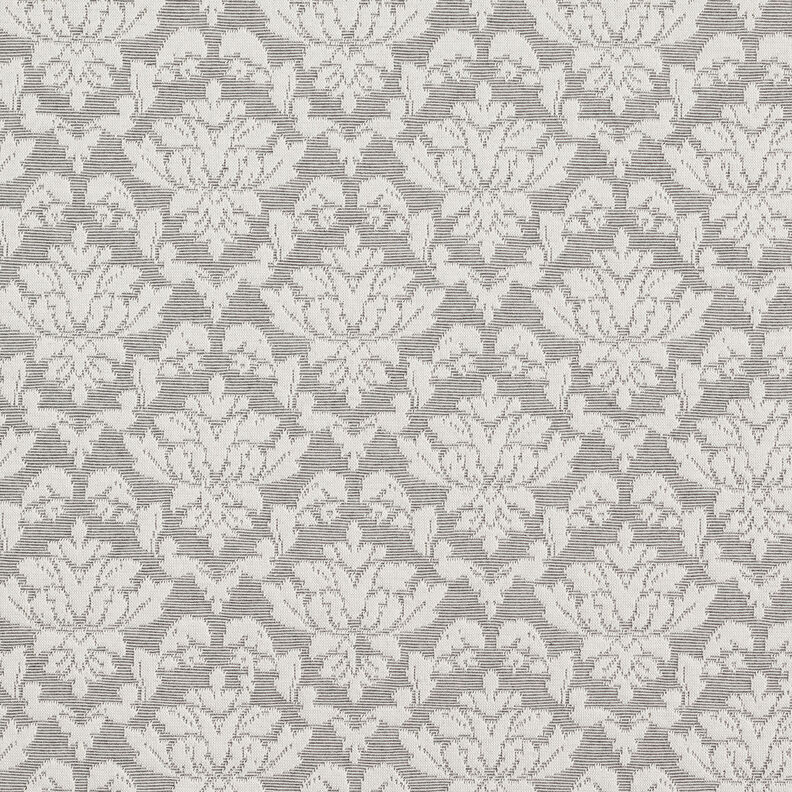 Punto jacquard con adornos – gris claro/blanco,  image number 1