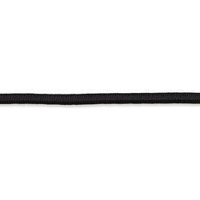 Cordón de goma [Ø 3 mm] – negro, 
