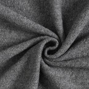 Tejido de punto ligero de mezcla de lana y viscosa – gris oscuro, 
