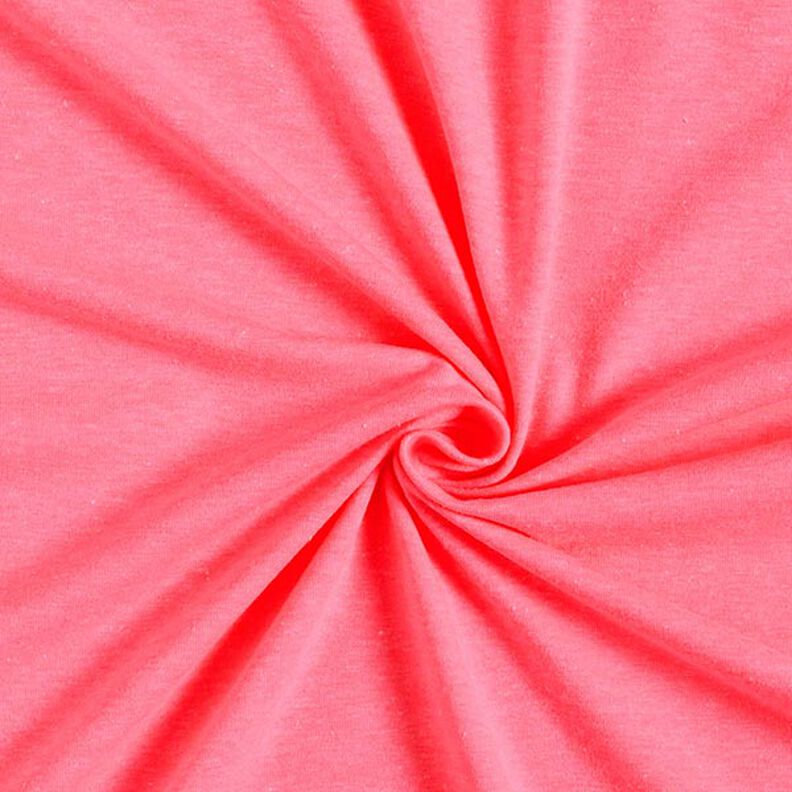 Tela de jersey Colores neón – rosa neón,  image number 1