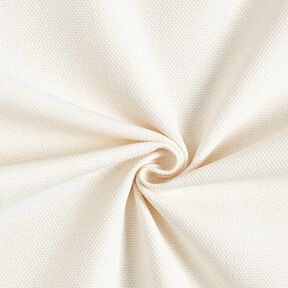 Tela decorativa Panama Estructura clásica – blanco lana, 
