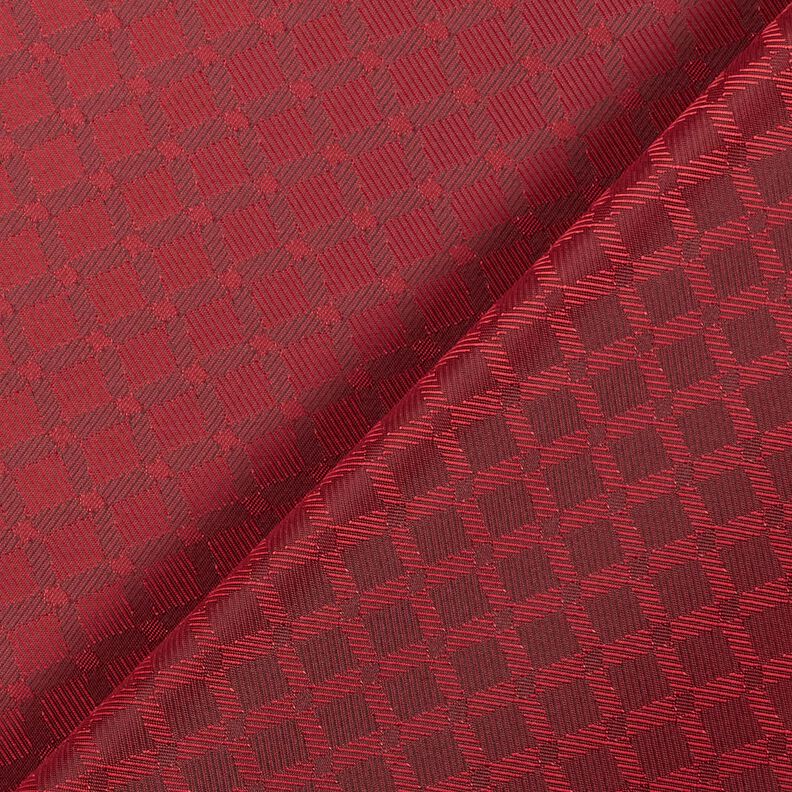 Tela de forro Jacquard Rombos – rojo,  image number 4