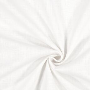 Tejido de lino con mezcla de ramio mediano – blanco, 