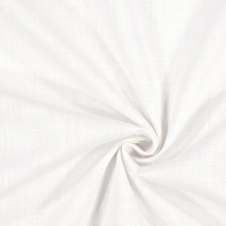 Tejido de lino con mezcla de ramio mediano – blanco,  image number 1