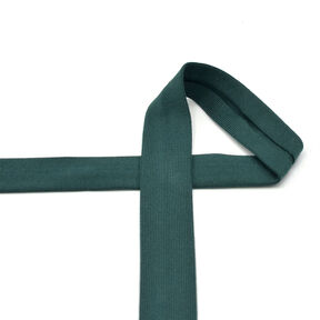 Cinta al biés Tela de jersey de algodón [20 mm] – verde oscuro, 