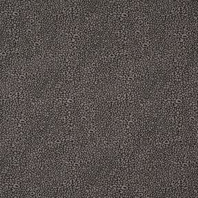 Punto jacquard leopardo – gris/negro | Retazo 60cm, 