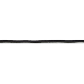 Cordón de goma [Ø 3 mm] – negro, 