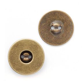 Botón magnético [ Ø18 mm ] – or metallica antiguo, 