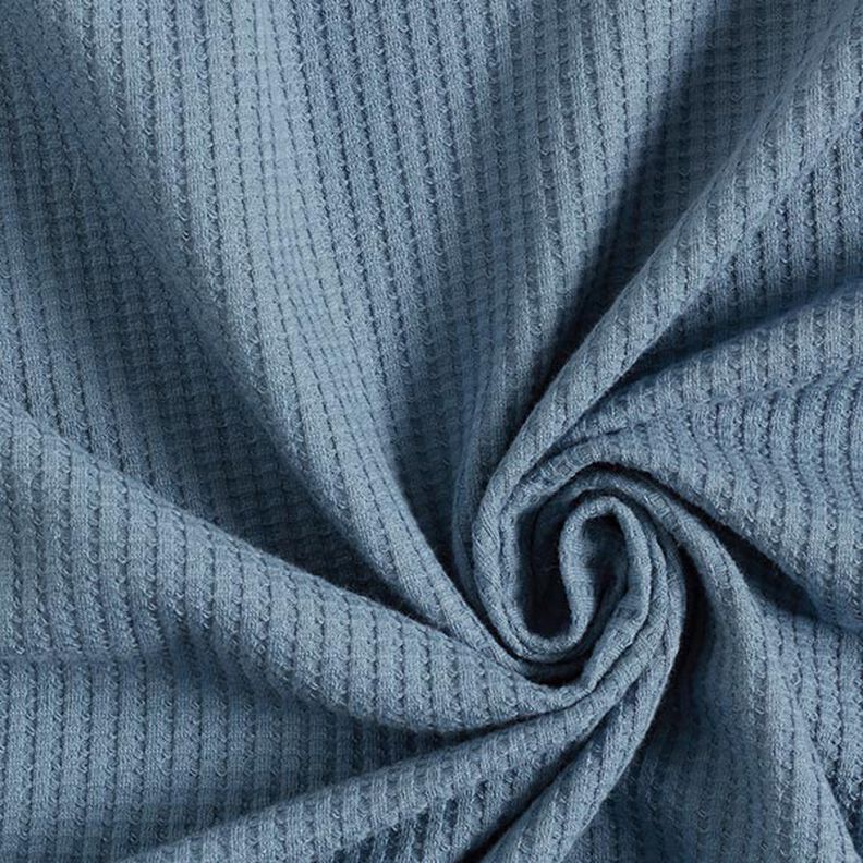 Jersey de algodón con relieves Uni – azul vaquero,  image number 1