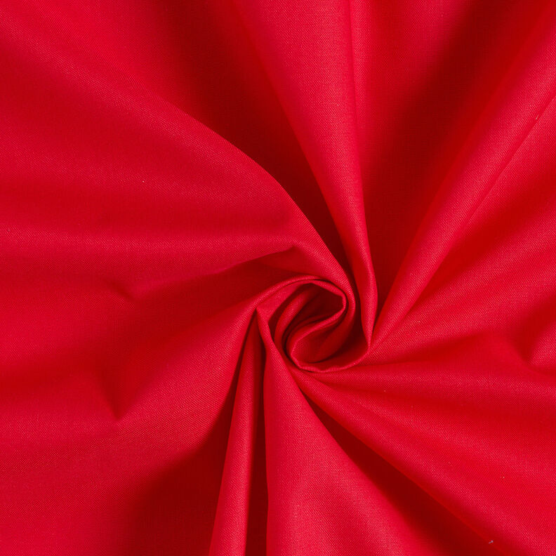 Tela de algodón Cretona Uni – rojo,  image number 1