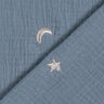 Muselina/doble arruga Estrellas bordadas | by Poppy azul gris,  thumbnail number 6